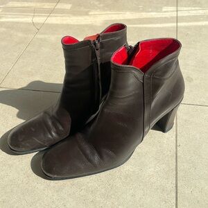 90’s vintage Free Lance brown boots, size 40
